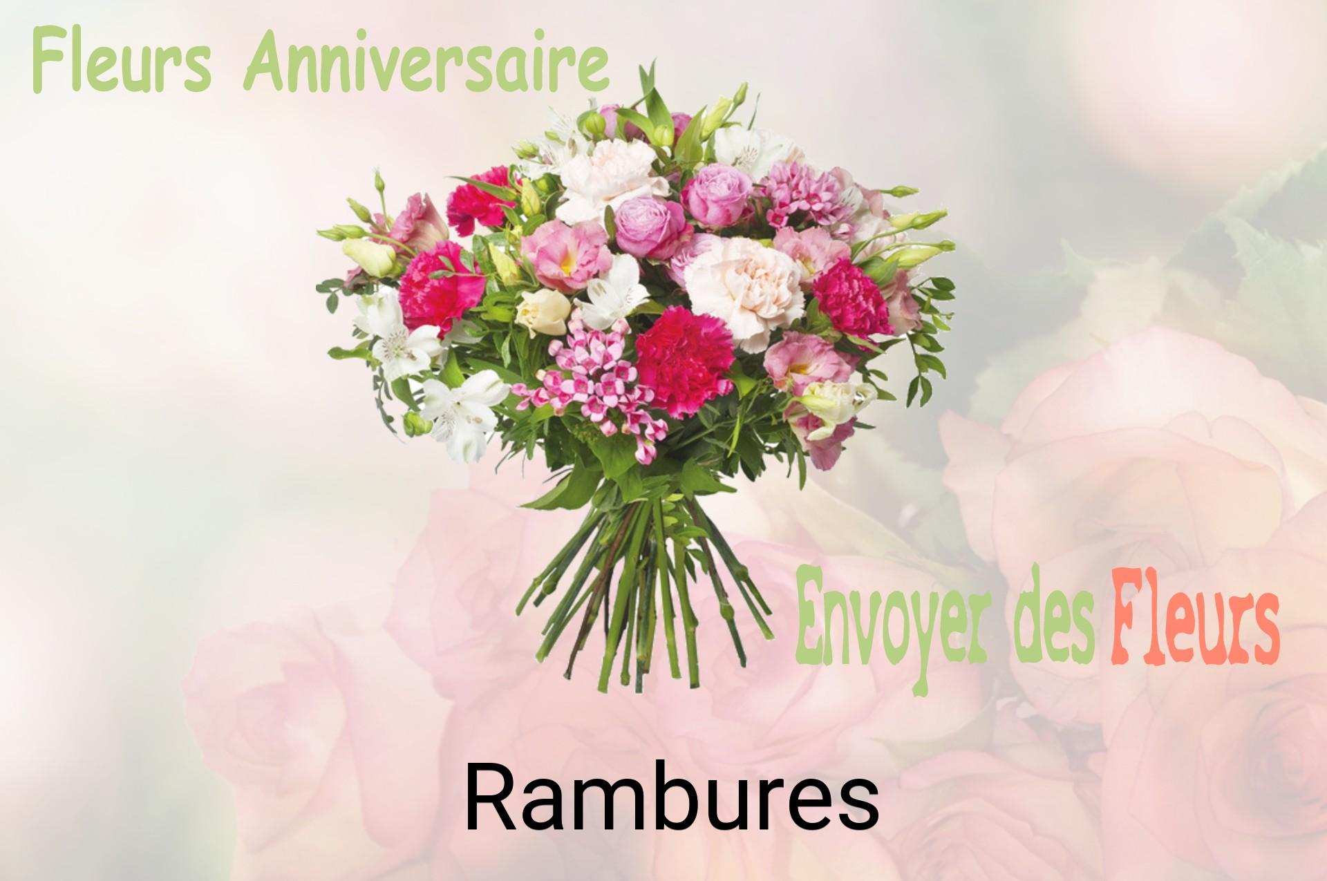 Bouquet de fleurs d’anniversaire livré à Rambures
